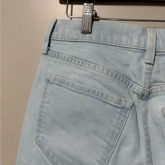 Denim Forum The Arlo High Rise Straight 28l Light Blue Wash - Picture 9 of 15